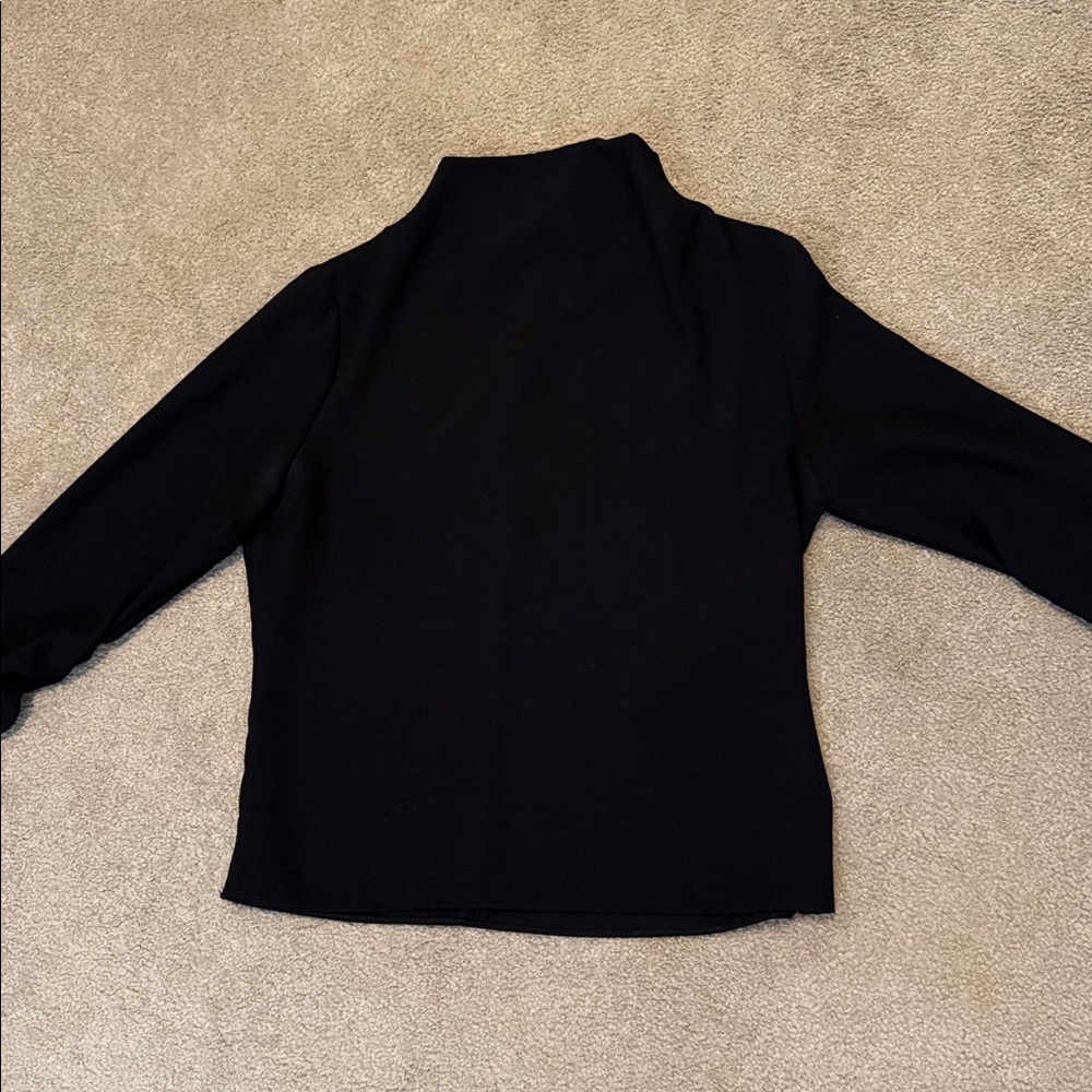 Zara Black High Neck Top